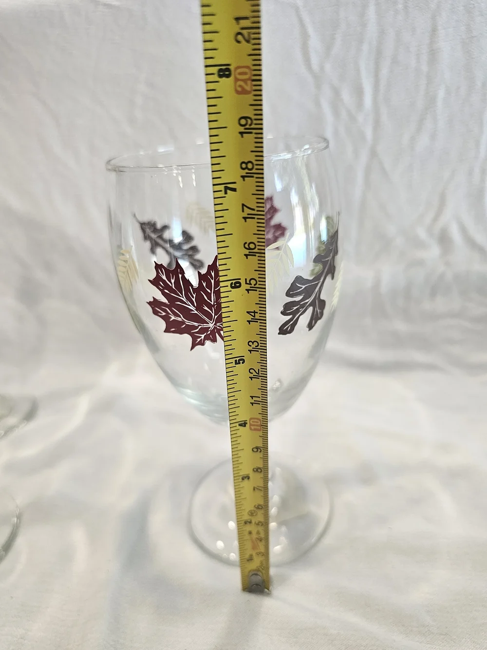 Vintage Libbey Autumn Leaves Goblets - Set of 5 New With Tags